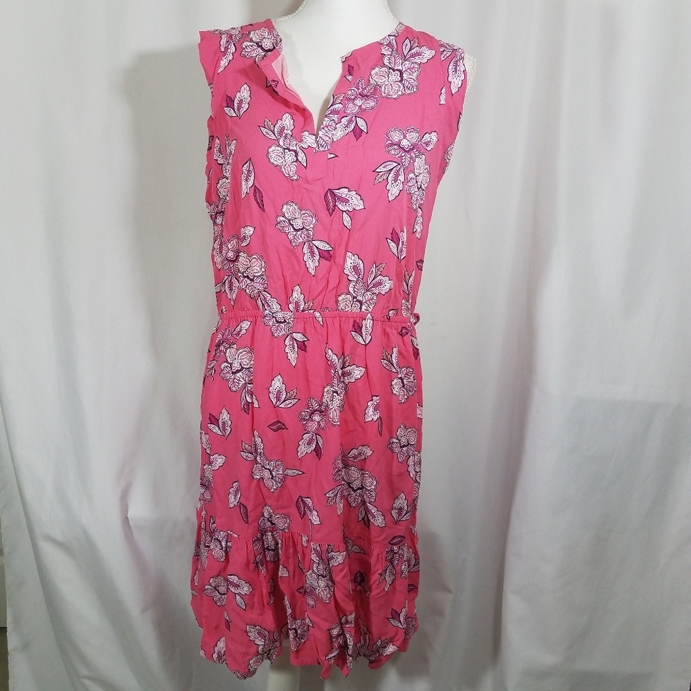 Loft Floral Dress L NWT